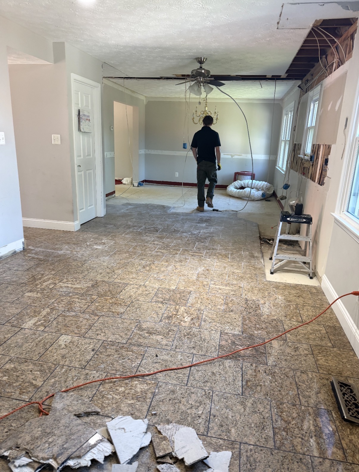 Interior Cleanout — before
